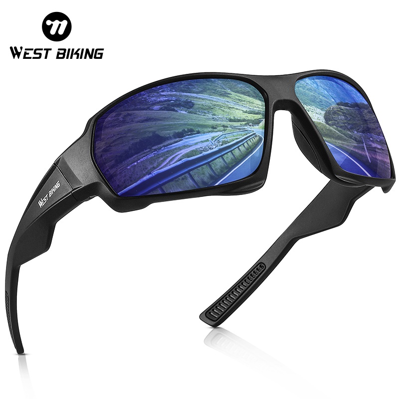 Mountain Biking Glasses - WEST BIKING Polarized Cycling Glasses UV400
