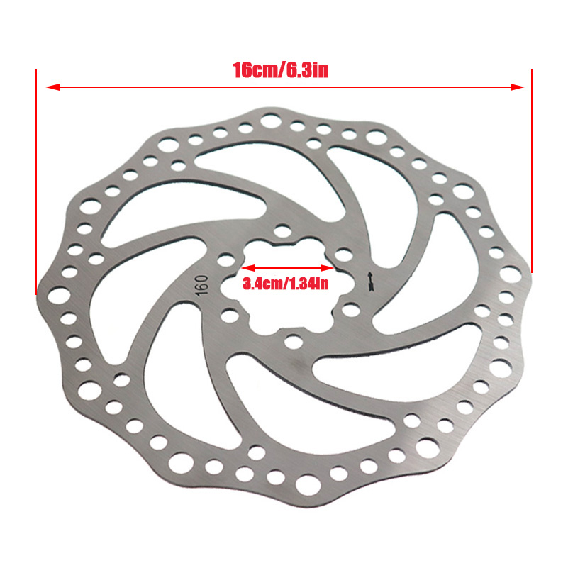 New 160MM Hydraulic Brake Disc - Mtb Brake Rotor recension och pris