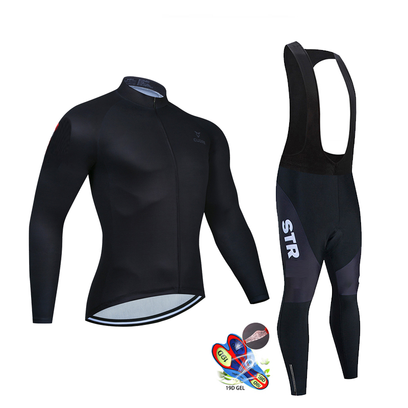 Autumn Black Cycling Jersey Se - Mountain Biking Uniform recension och pris