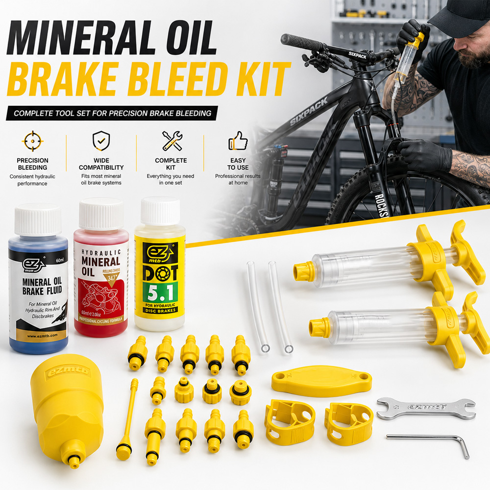 Bicycle Brake Mineral Oil ，Bic - Mtb Brake Rotor recension och pris
