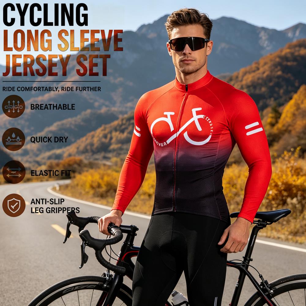 Cycling Suit Spring Autumn Mou - Mountain Biking Uniform recension och pris