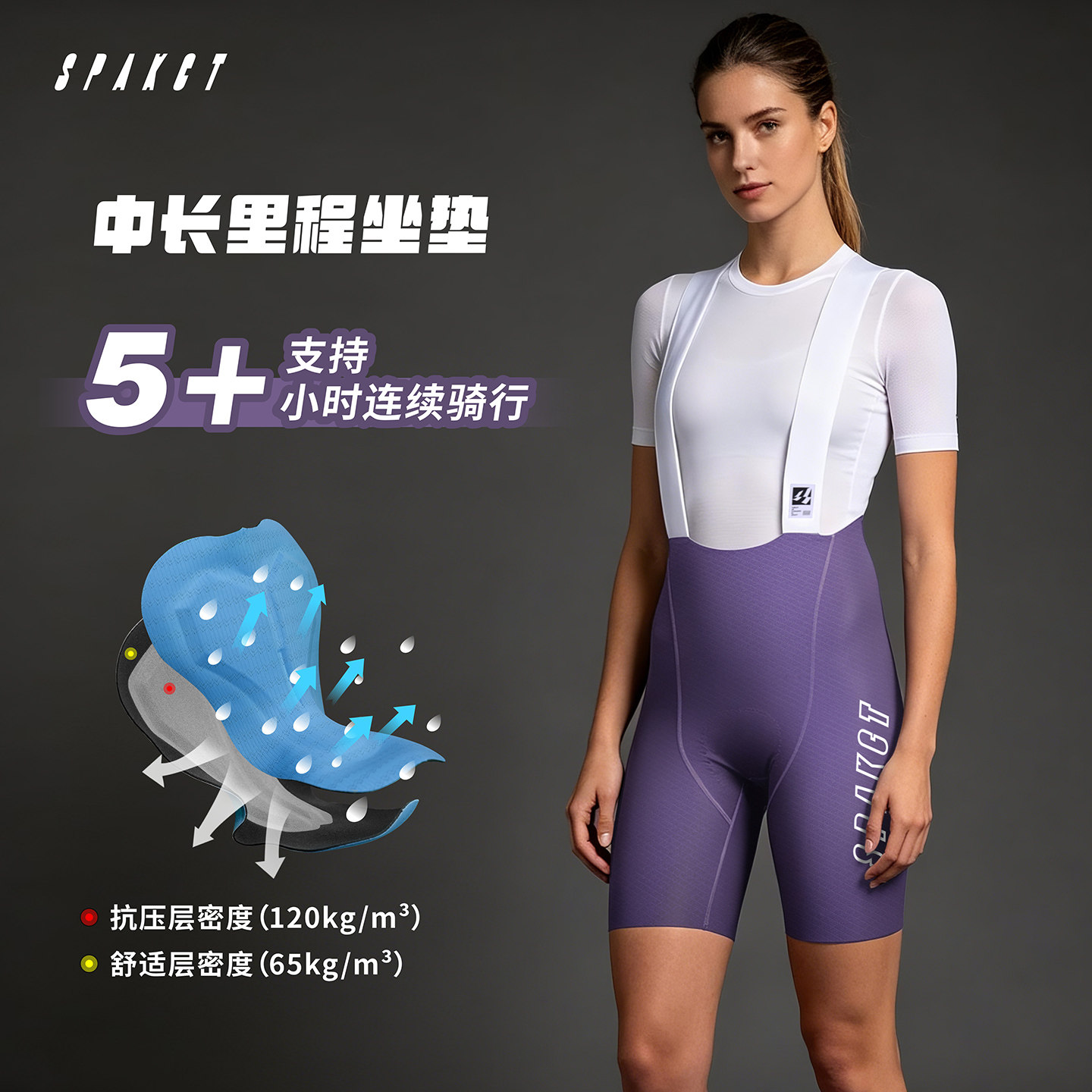 Spaceteen Women's Cycling Belt - Mountain Biking Pants Women recension och pris