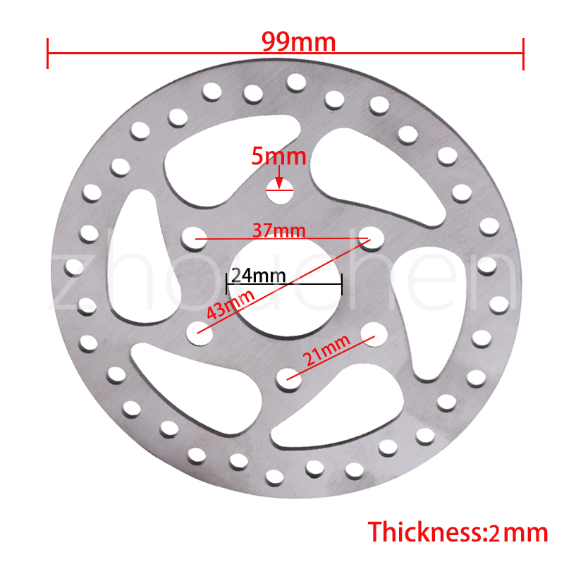 100MM motorcycle Bike Brake Pa - Mtb Brake Rotor recension och pris