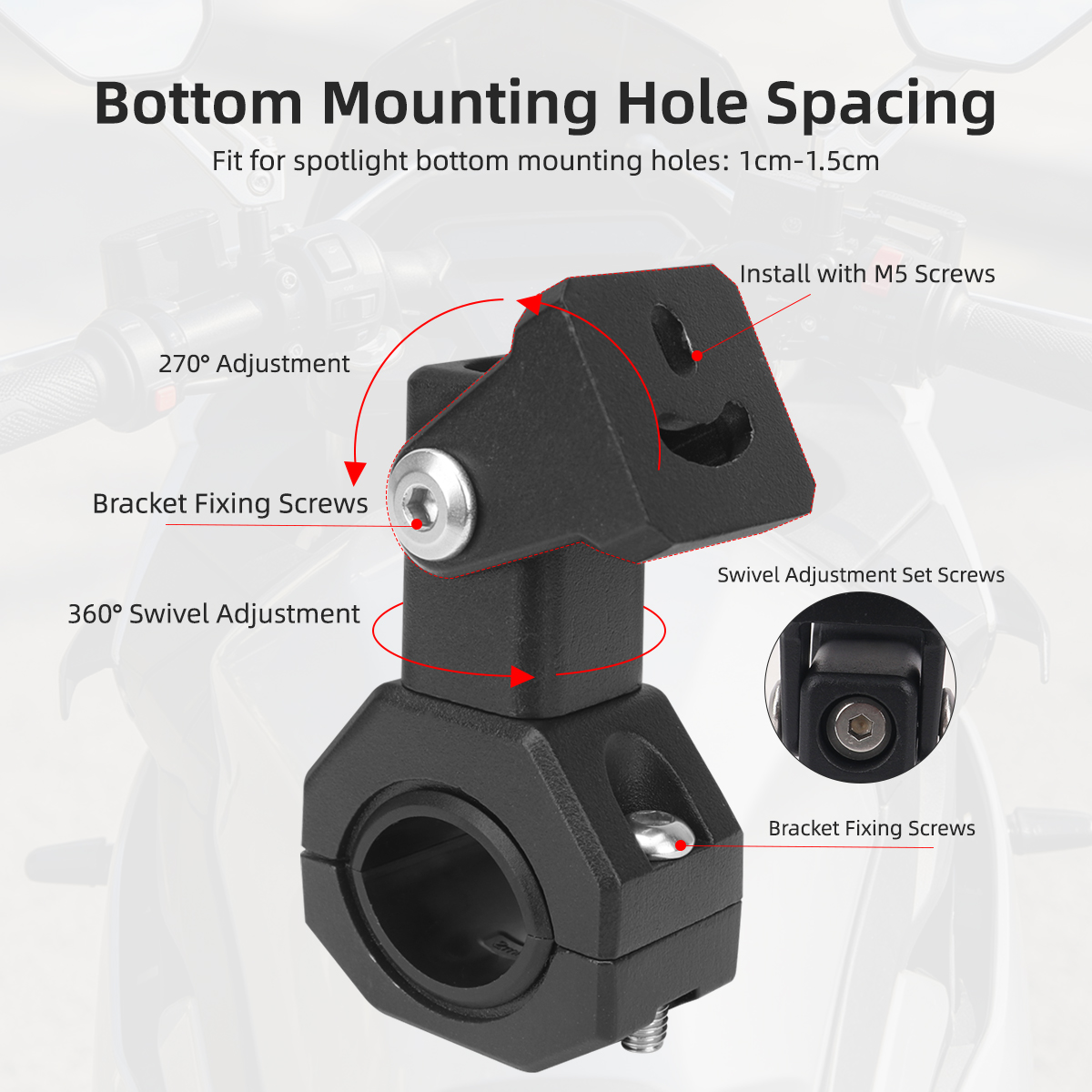 1/2Pcs Universal Motorcycle LE - Mountain Biking Las Vegas recension och pris