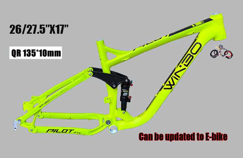 Full Suspension Bicycle Frame, - Mountain Biking Track recension och pris