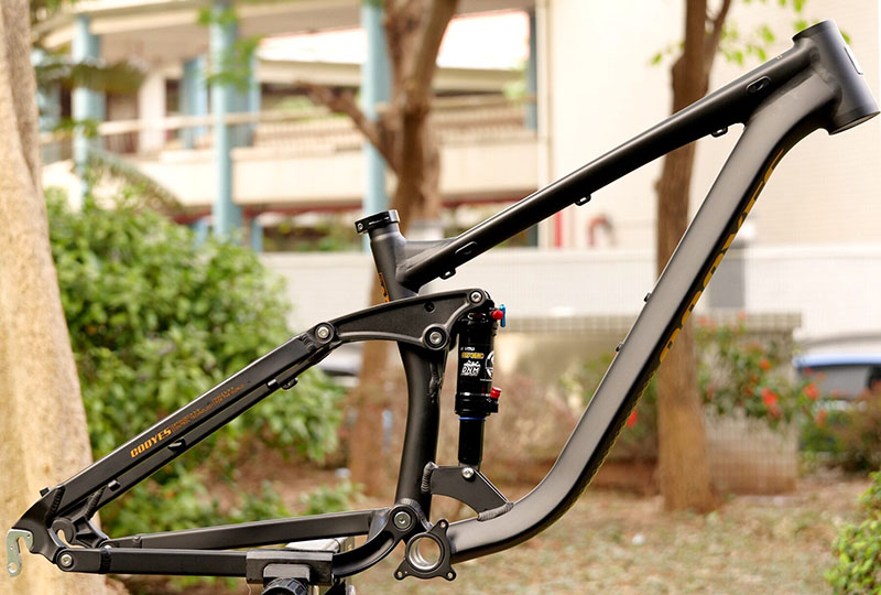 Full Suspension Bicycle Frame, - Mountain Biking Track recension och pris