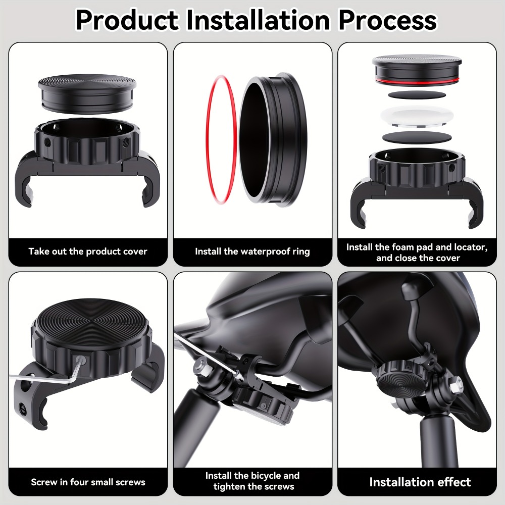 Airtag Bicycle Mount, Hidden B - Mountain Biking Track recension och pris
