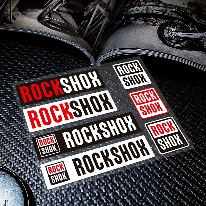 2PCS/SET Rockshox Bike Sticker - Mountain Biking Body Armour recension och pris
