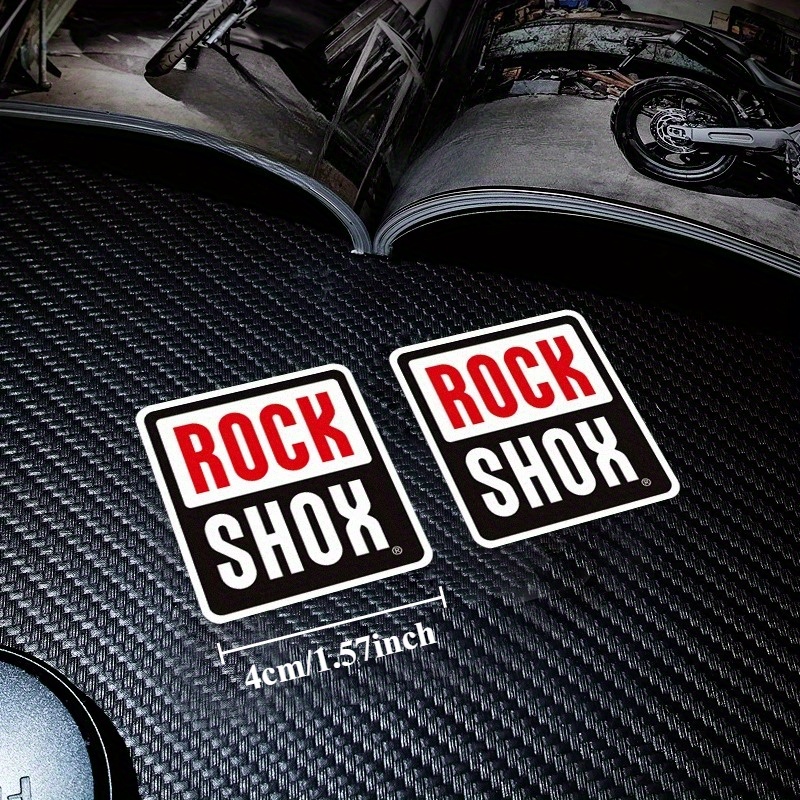 2PCS/SET Rockshox Bike Sticker - Mountain Biking Body Armour recension och pris
