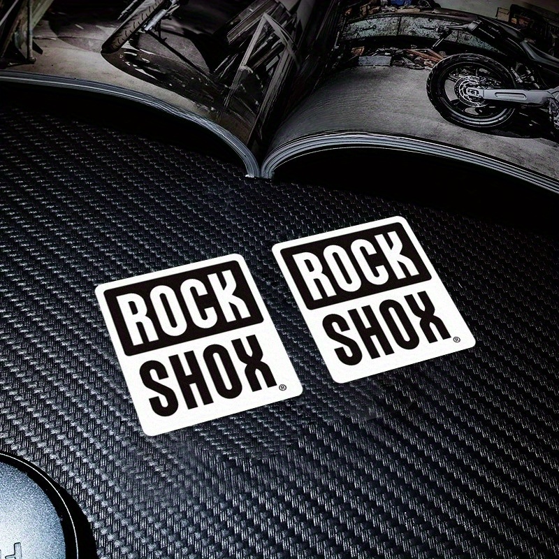 2PCS/SET Rockshox Bike Sticker - Mountain Biking Body Armour recension och pris